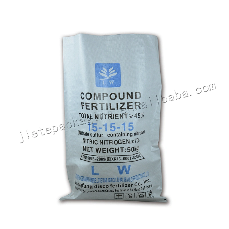 Factory supply customized pp woven compound fertilizer packaging bag 50kg