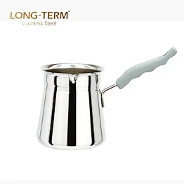 LTC035 Arabic Style Stainless Steel Coffee Warmer Pot With Plastic Handle