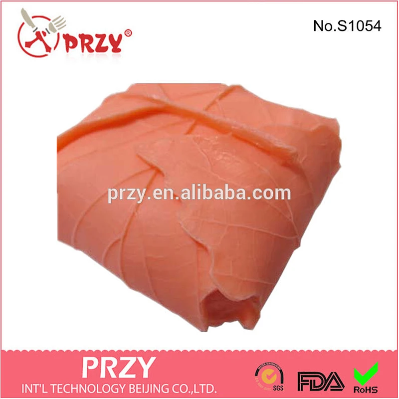 handmade leaf silicone soap mold supplier