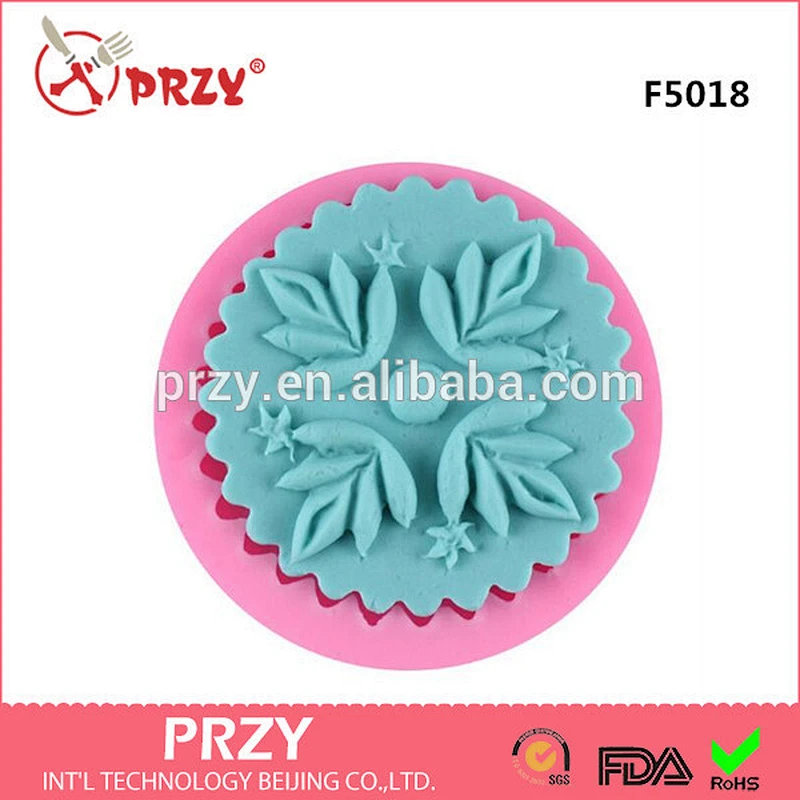 3D flower character silicone mold decorative fondant molds for cake