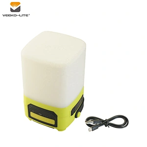 Colorful USB Rechargeable Camping Lantern Portable Blue Tooth Speaker Multi-function Camping light Earphone Out