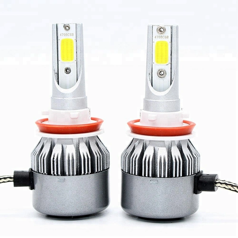 Lightech Wholesale Emark C6 lamps 36W 4000Lumen 6000k car led head light Focos H11