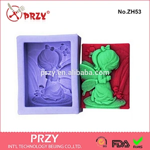 Pray girls silicone soap mold girl soap mold