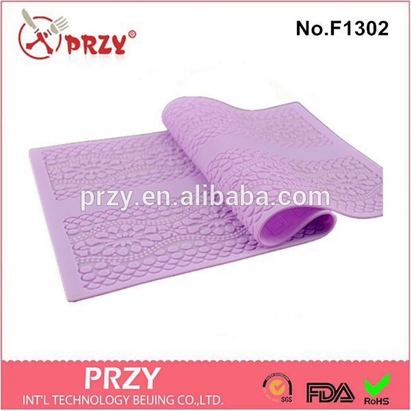 magic decor silicone sugar lace mat ,silicon lace mats for cake