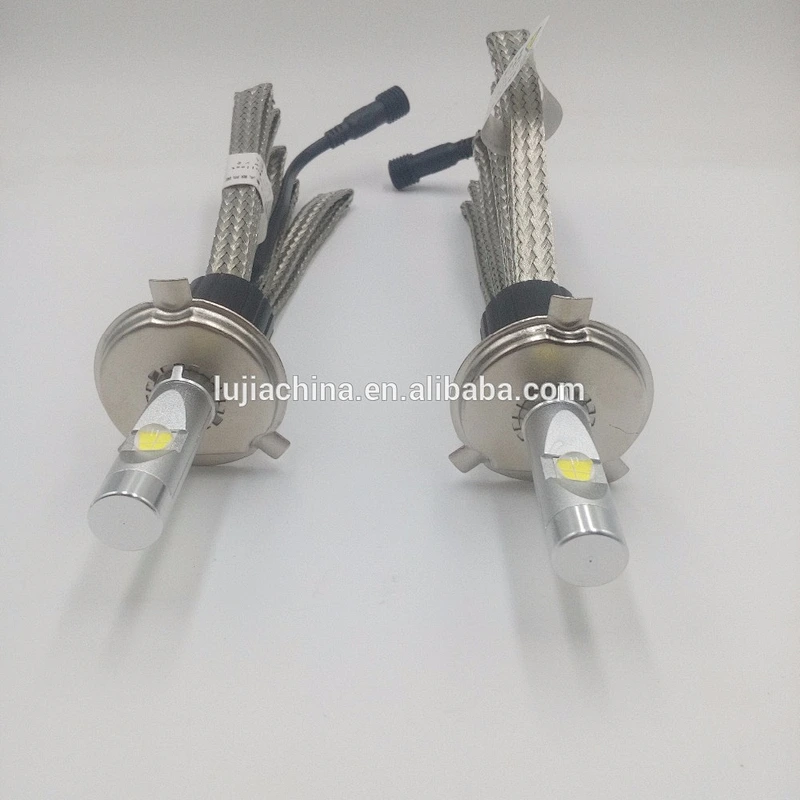 Super powerful 120W 60W 6v-48v universal cars led headlight H4 H7 H11 6600lm 13200lm led headlight bulbs CREES xhp70 6000k 4300K
