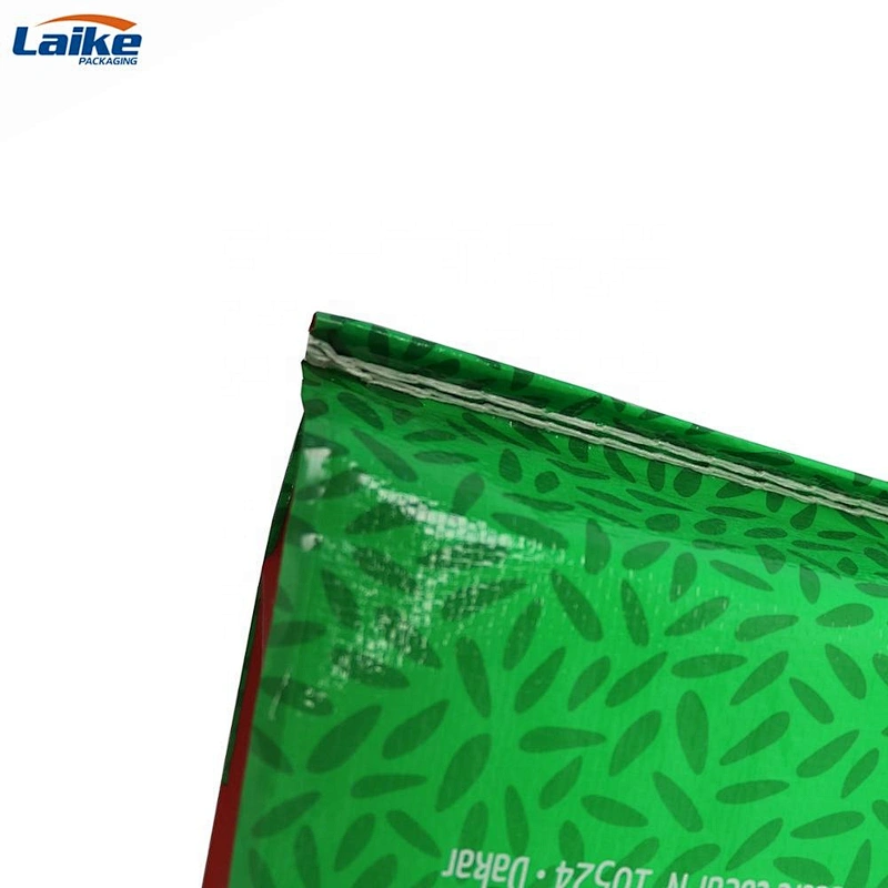 PP Woven laminated recyclable 25kg 50kg  polypropylene  bags of rice wheat flour