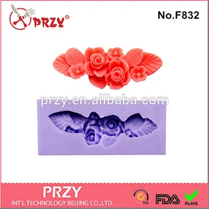 PRZY Eco friendly Rectangle fondant silicone chocolate molds
