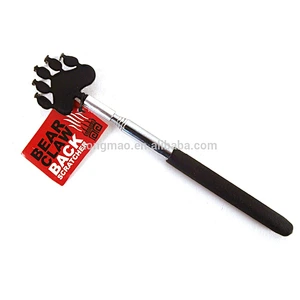 Comfortable black bear claw back scratcher - extendable