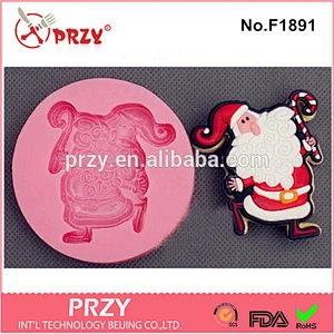 F1891 PRZY modelling fondant edible christmas cake decorations