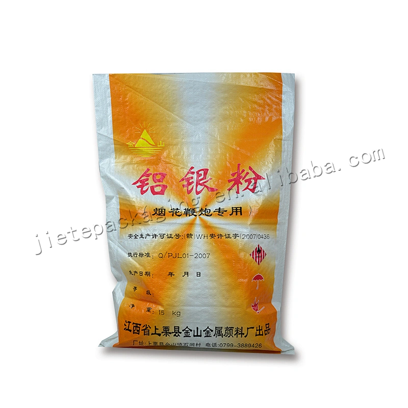 Customized 15kg chemical laminated plastic pp woven bag for packing aluminium alloy powders