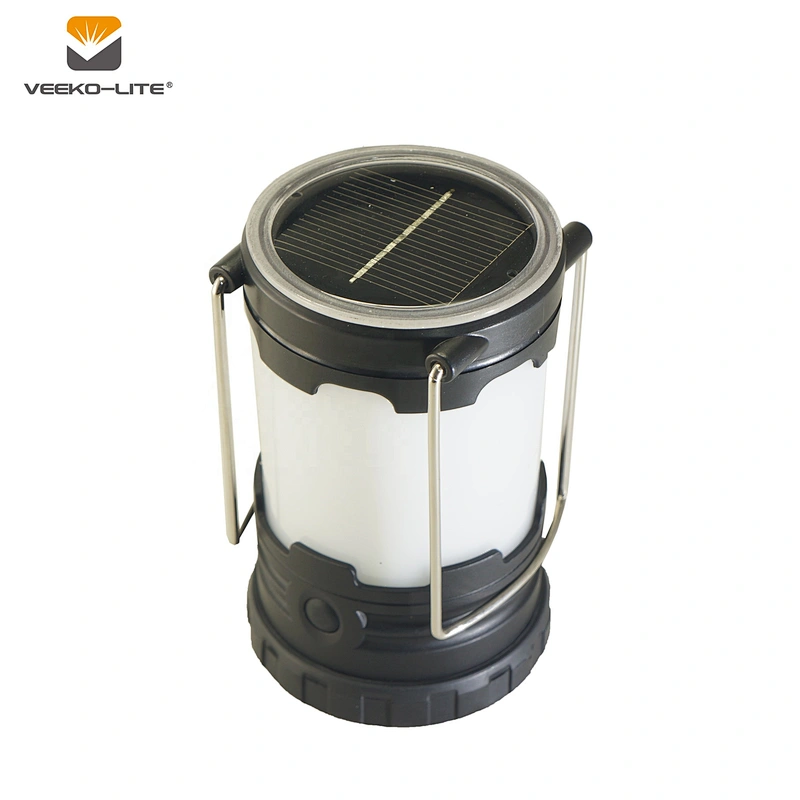 Popular USB Rechargeable Solar Camping LED Lantern Dual Battery 260 lumens Universal usage