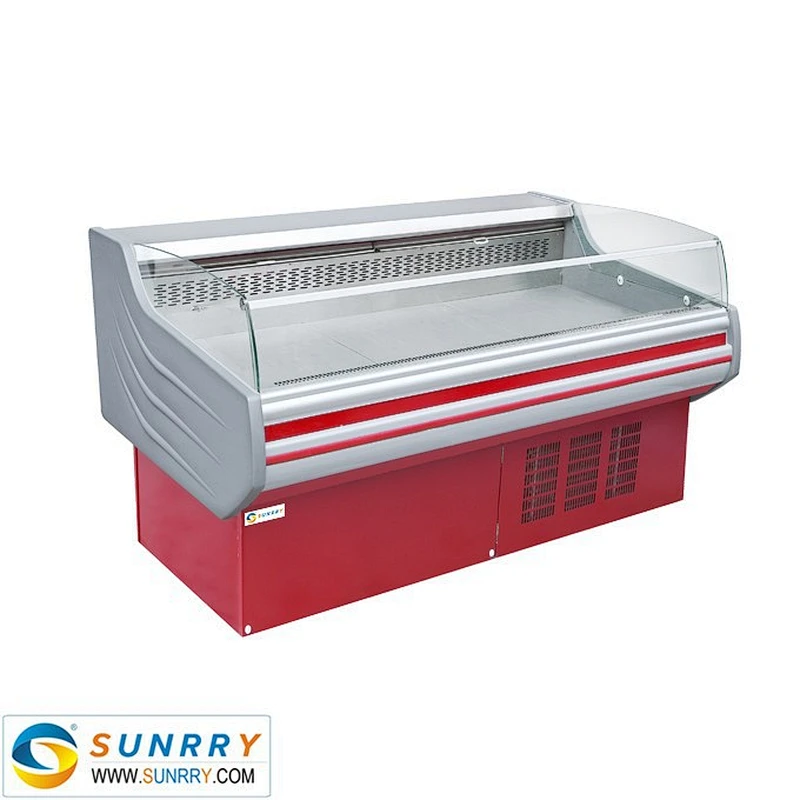 Hot sale supermarket refrigerator for meat freezer showcase with air cooling system (SUNRRY SY-FMS2000W)