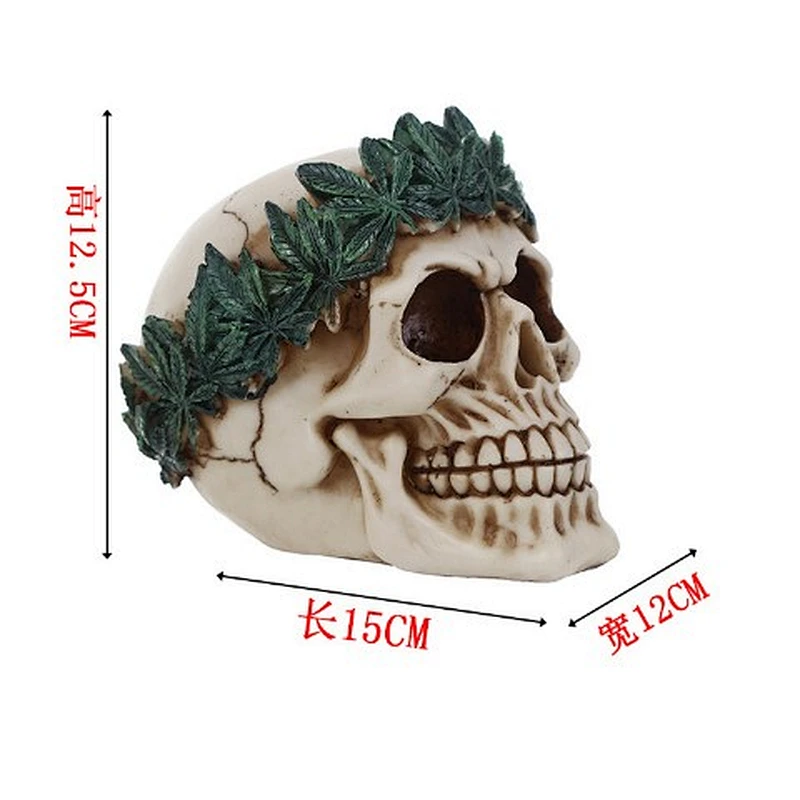 QT0004 Silica gel Halloween Peace 3D Skull head halloween moulds silicone mold