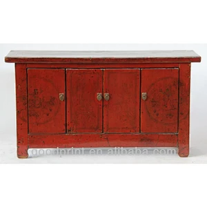 Chinese Antique Four Door Painted Furniture