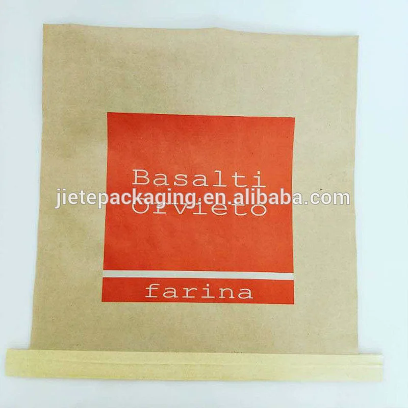 Guaranteed quality cheap and durable pouch paper plastic packaging bag for flour,starch