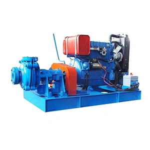 Heavy duty diesel mining water pump