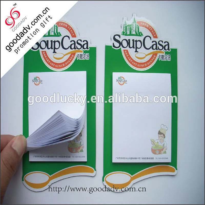 Christmas souvenir promotional gift fridge magnet note pad