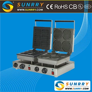 Hot sale automatic muffin 6 rectangle and 4 circle cake making machine