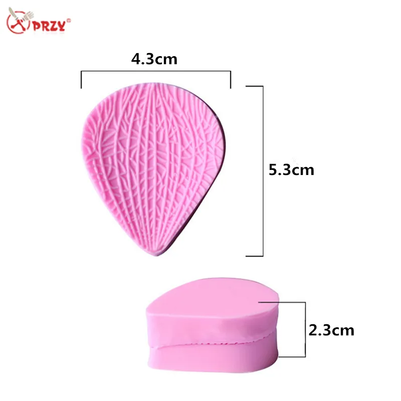 PRZY new style Soap molds hydrangea flower leaf pattern Chocolate mould silicone fondant cake mold