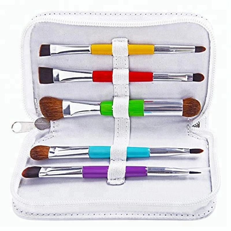 Wholesale liquid glitter makeup eyeshadow palette blending brush stick packaging case
