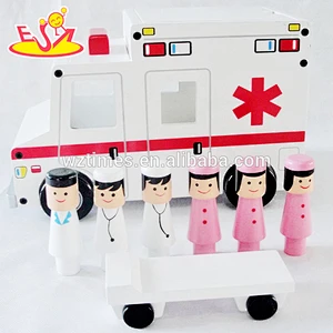 new design kids funny wooden toy car transporter with blocks toys W04A307