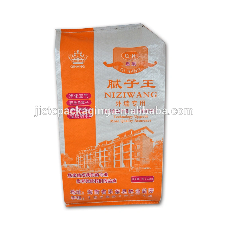 sand bag for tent, putty powder bag with valve port 20kg