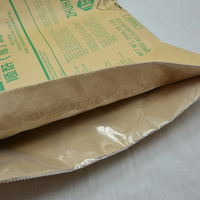 High quality kraft paper chemical resistant bag with lining for maleic anhydride