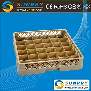 36-Basic Glass Rack and Dishwasher Utensil Racks made of PP and Base Rack with NSF (SY-CT5E SUNRRY)