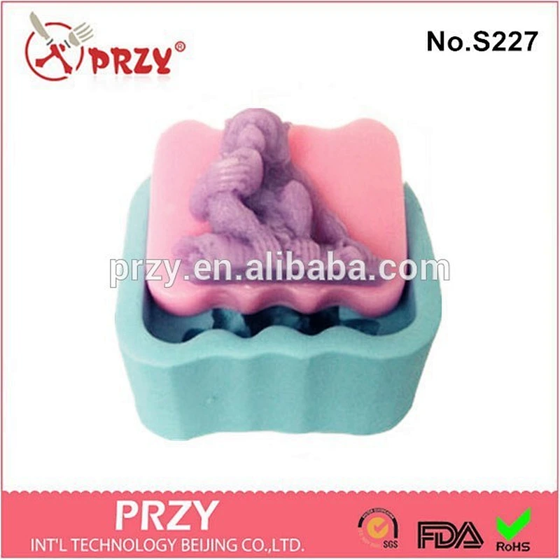 Monkey shaped wholesale silicone soap molds