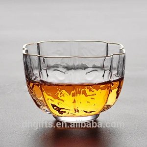 Full Stock mix order high borosilicate glass Kongfu tea cup for all kinds of capacities