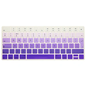 EU Version English Letter Colors Silicone Rainbow Keyboard Stickers Skin keyboard skins Cover For magic keyboard protector