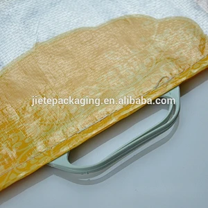 High quality polypropylene plastic PP woven rice bags with handle