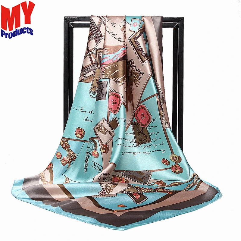 Scarf girls blank silk scarves wholesale viscose scarf hijab