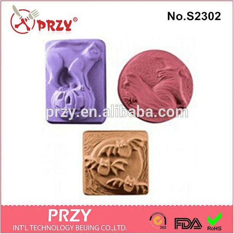 Halloween 1 silicone soap molds for soap making