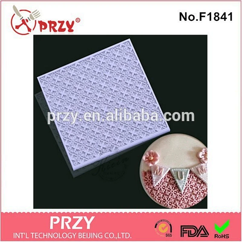 2015 newest cake decorating mat gum paste silicone fondant mold