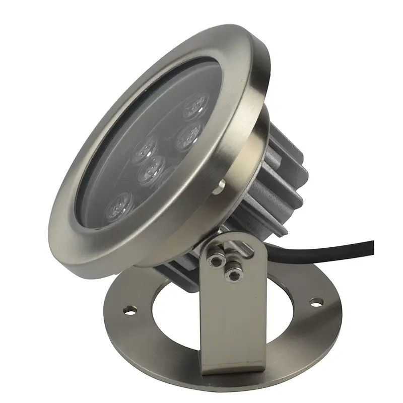 9W 24V AC RGB Color Changing Spot Light Fixture Outdoor Underwater Lamp Waterproof IP68