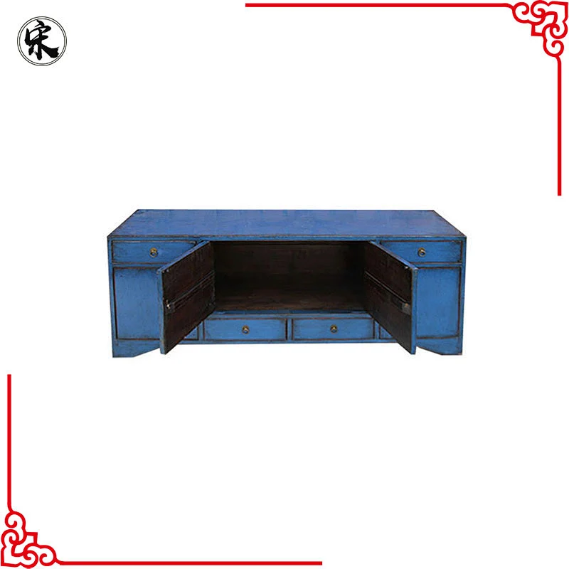 chinese antique lacquered tv cabinet living room furniture