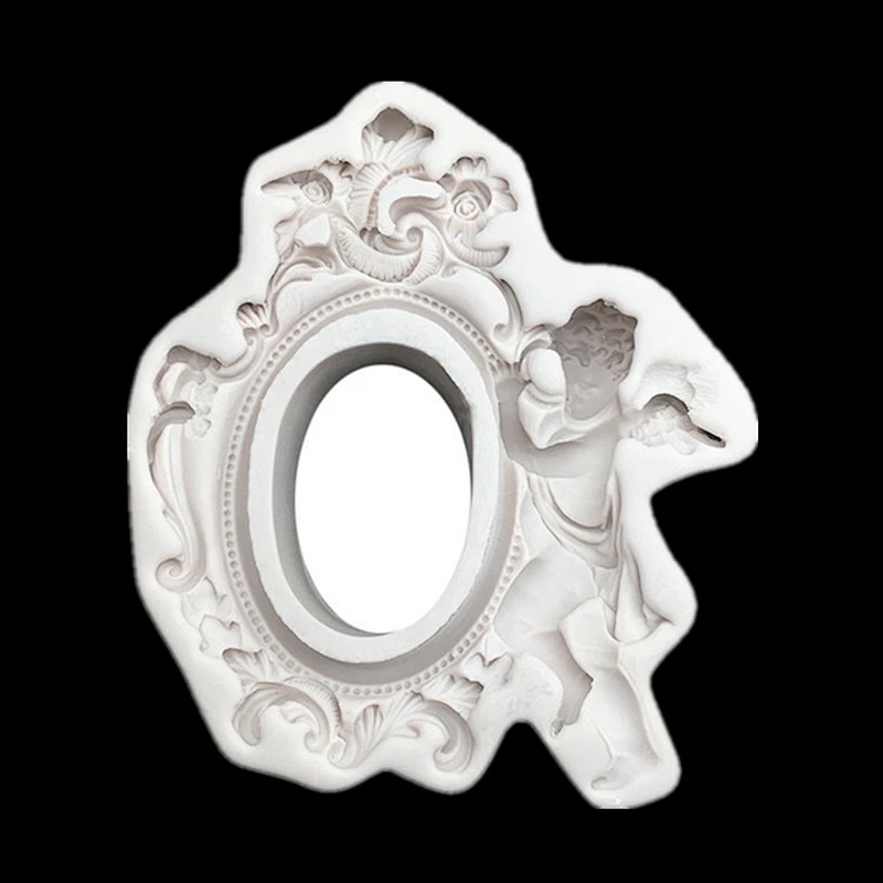 Angel photo frame silicone molds DIY cake decoration Mould European photo Frame chocolate molds