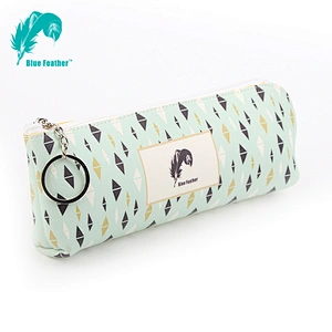 Factory custom colorful high quality soft PU stationery case Pencil bag