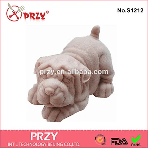 Cute dog shaped decorative silicone soap molds