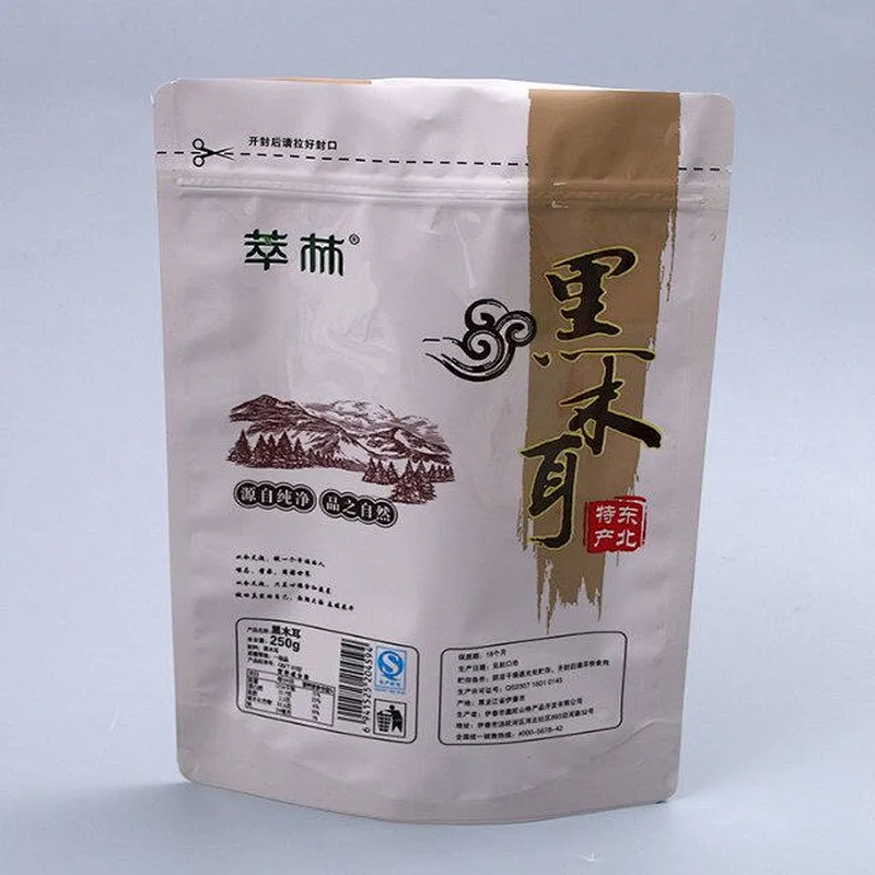 Custom PE transparent black fungus bag