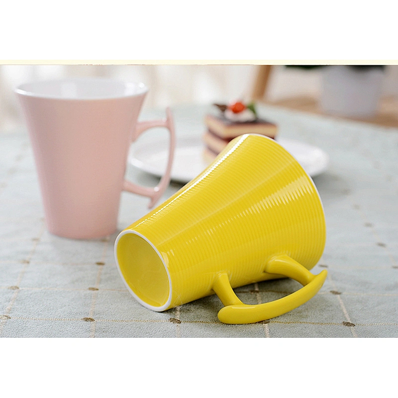 Candy-color macarons cup 280ml for ceramic mug for coffee