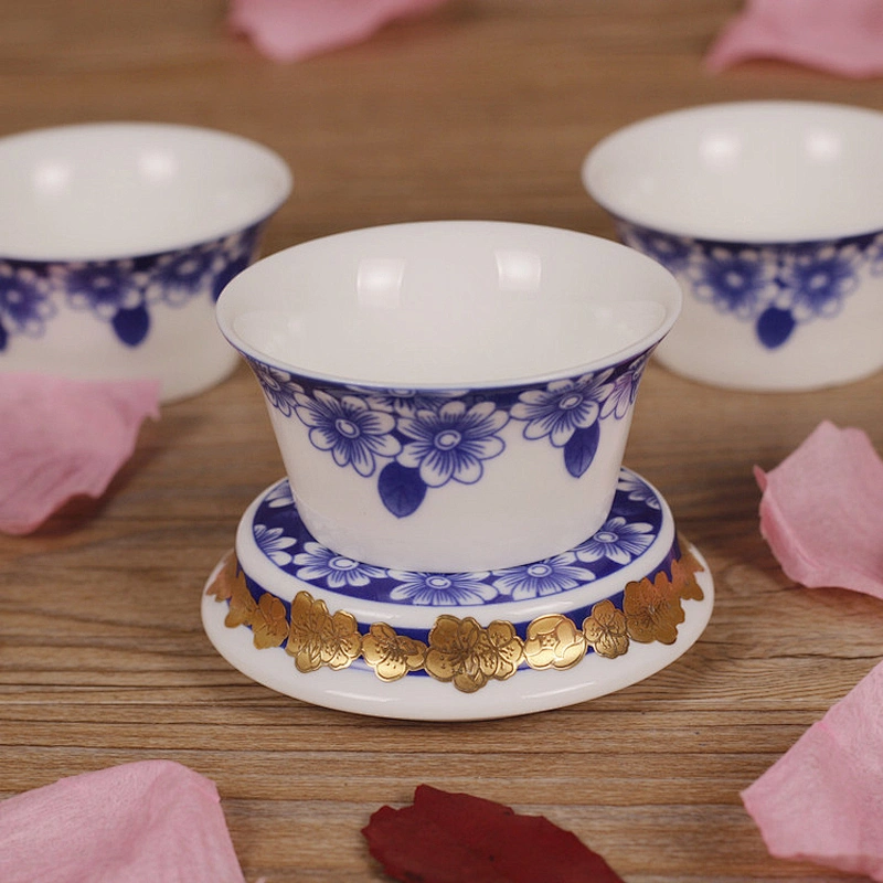 Free Sample Ceramic Tea Set China Supplier Flower Tea Pot Set Box Packing Door Gift Tea Cup