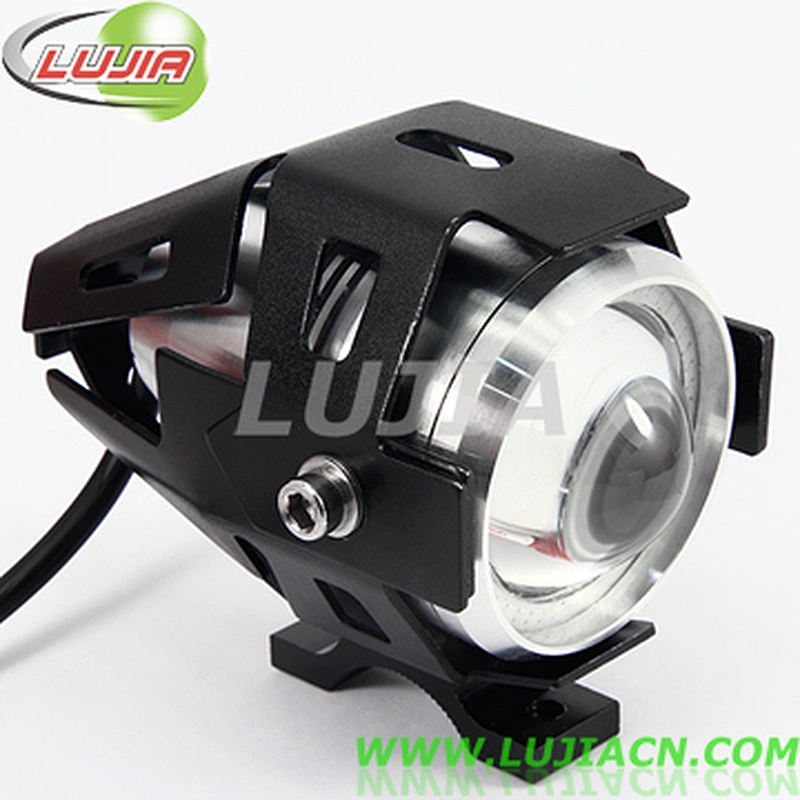 Angel Eyes U7 High/Low Beam Strobe light Motorcycle Headlight , Projector Motor Spare Part projector lens moto led wrok light