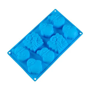Christmas series Soap molds cake silicone molds Ice silica mold hot sales