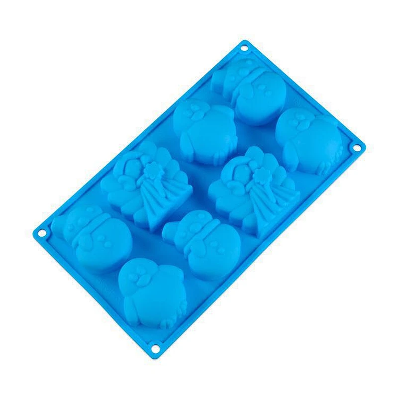 Christmas series Soap molds cake silicone molds Ice silica mold hot sales