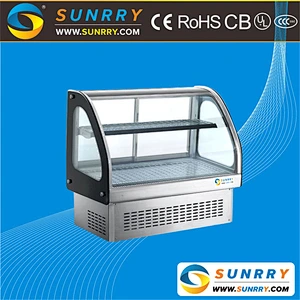 2 Shelves Sliding Glass Door Showcase (SY-CS118B SUNRRY)
