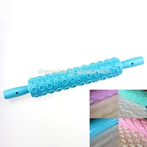 Emsossing Fondant Rolling Pin - dot design Pattern Popular