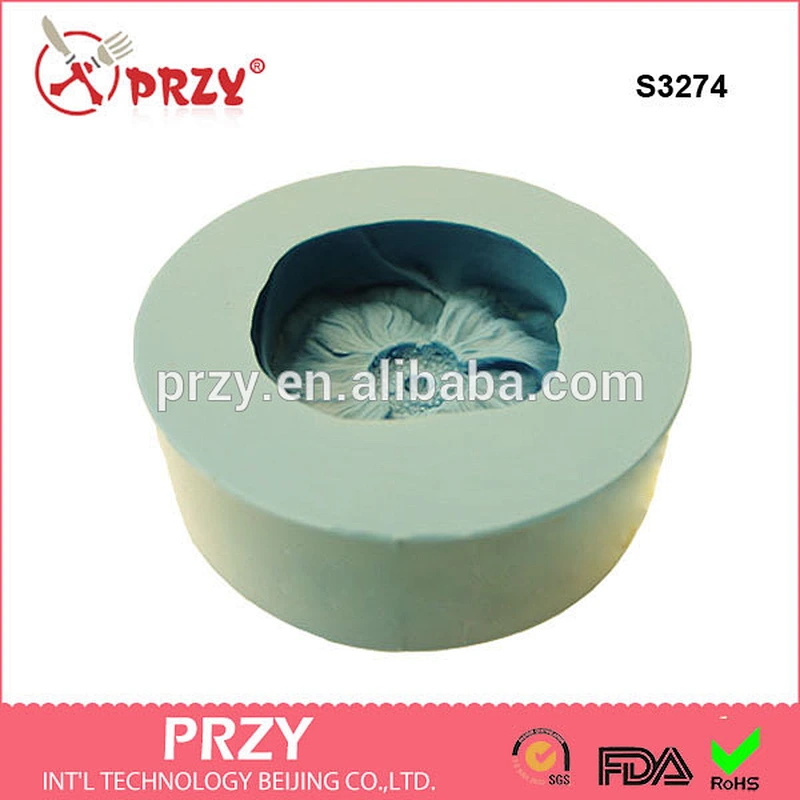 S3274 Hot-selling China Supplier 100% Food Grade flower Silicone Soap Moulds