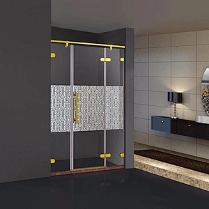 Hot selling luxury frame shower door shower room sliding glass door